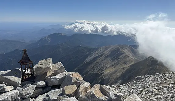 Wejście na Profitis Ilias