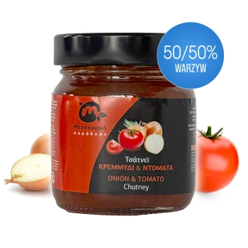 Chutney (czatni) z greckich pomidorów i cebuli