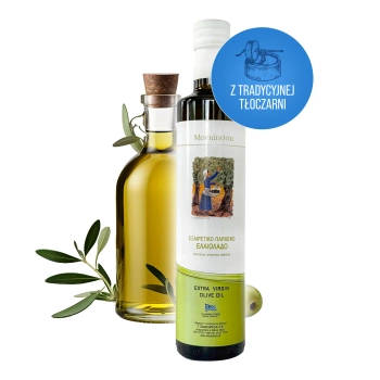 Grecka oliwa z oliwek extra virgin - 500 ml, szklana butelka