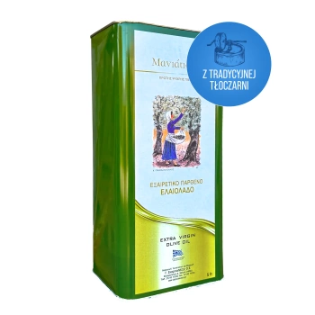 Grecka oliwa z oliwek extra virgin - 5 litrów w puszce