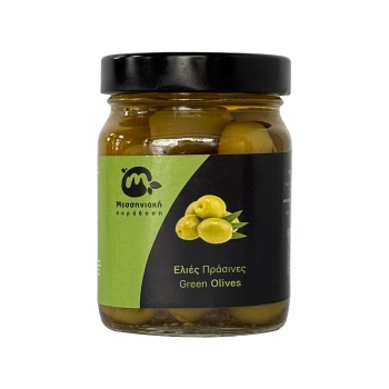 Greckie oliwki zielone - całe z pestką